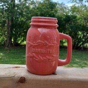 Mason Jar Style Mug David Tea